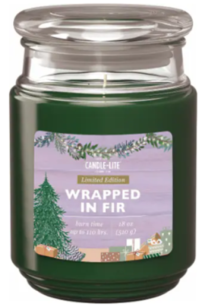 CANDLE -LITE Limited Edition 'Wrapped in Fir' Candle 1 Docht 510 gr